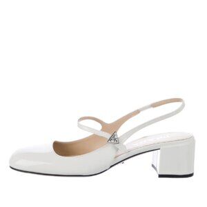 Prada Patent Leather Slingback Pumps w/ Tags Women's Size: 8.5 | US8.5, IT38.5